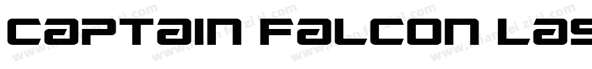 Captain Falcon Laser字体转换